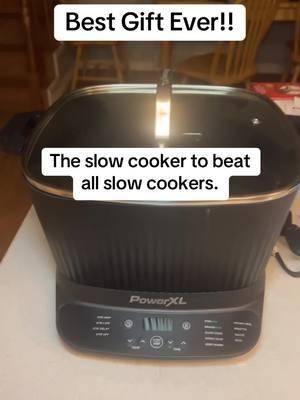 This is hands down the best gift ever!! The only negative is I don’t know what to cook first. #multicooker #powerxlstirmax #slowcookermeals #bestgiftever 