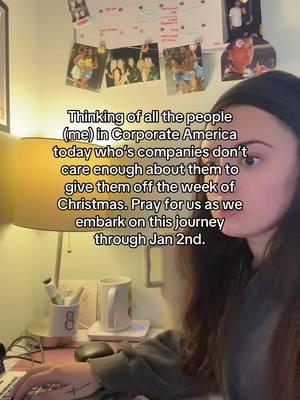 For legal reasons this is a joke #corportatetok #corporateamerica #corporateamericaburnout #corporatechristmas #workfromhome #workfromhomelife #workingduringholidays #christmasbreak #christmas2024 #corporateamericasucks 