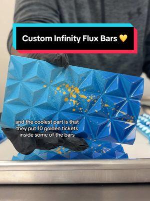 We loved collaborating with @Infinity Flux to create these beautiful bars for your 10-year anniversary! Your community’s excitement made it all the sweeter. Thank you for trusting us with this milestone — here’s to the next 10 years! 💛 p.s. Congrats to everyone who found a golden ticket! #customchocolate #infinityflux #10yearanniversary #collaboration #cocoaasante