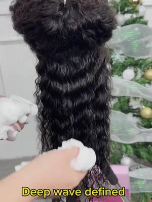 Deep wave defined 🔗😍‼️#tiktokshopholidayhaul #shopvideocarnival #tiktokshopyearendsale #weargogluelesswig #bgmgirlhairlive #deepwavehair #checktiktokshop 