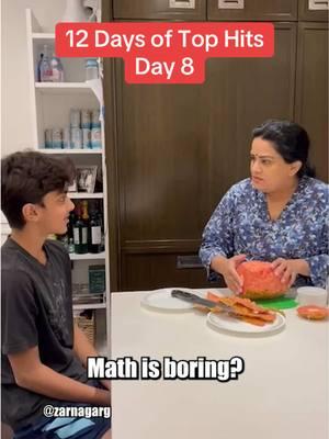 12 DAYS OF TOP HITS - DAY 8 One of the first signs of my son’s criminal record were the words, “math is boring”  Don’t forget that you can still pre-order my new memoir, This American Woman (link in bio)! #holidays #holidays2024 #christmas #newyearseve #nye #2024 #tophits #zarnagarg #12days #Vlogmas