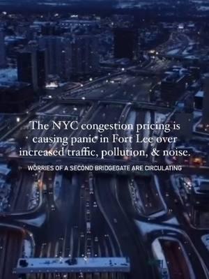 Over 100 million vehicles use the GWB annually being one the of busiest intersections in the country. #FortLeeNJ is expecting more cars to use the GWB to dodge the new congestion tolls south of 60th in #Manhattan. The new congestion pricing, which is set to take affect in just a few weeks charges drivers an additional $9 for driving south of 60th. Many #locals are fearful of the impact congestion pricing may have on their neighborhood.  #FortLee Mayor Mark Sokolich said "you are looking at a potential Bridgegate all over again." & "we're going to be looking at 8:20 to 25% increase in traffic volume." If this happens, it'll cost the state a ton of money. Follow @Towns Of for more #bergencounty #nj #newjersey #bergencountynj #northjerseynews #njnews #townsofnewjersey