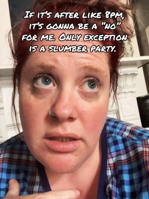 If I have to put a bra back on…you can gtfo with that. #sleepy #sleepygirl #slumberparty #sleepover #sleep #thick #thicktok #thickness #thicctok #ginger #blueeeys #overthirty #millennial 