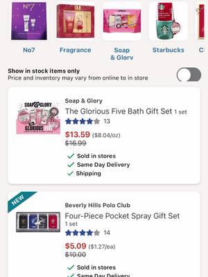 50% off gift sets at Walgreens !! Get there NOW !! #couponwithvicky #coupons #couponer #walgreens 