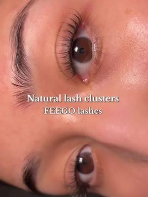 NATURAL lash clusters! 😍 I am so in love with these @FEEGO DE STORE #lashclusters #diylashes #feego #naturallashes #naturallashes #athomelashextensions #diylashextensions #lashmap #lashmapping #alesbeautythingz #tutorial 