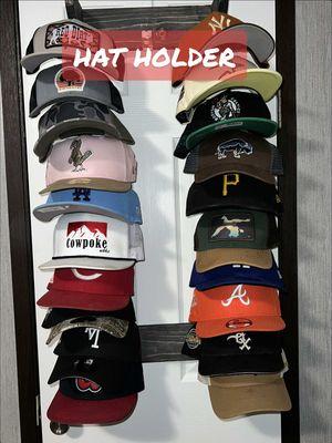 Custom Hat Holder #hatholder #baseballcaps #woodwor #christmas2024 #fyp 