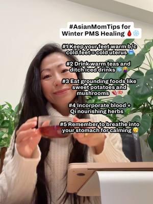 Try out some of my mom's healing tips to support your winter wellness ❤️❄️ #selfcareeveryday #healthymindset #balanceyourbody #wintertips #stayhealthy #winterwellness #immunity #coldweathervibes #hormonalimbalance  #hormonehealth 