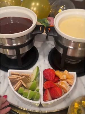 Dip into 2025 with family fondue night. 🎊🧀 @Kansas City Karen #NewYearsEve #FamilyNight #FondueParty #HyVee