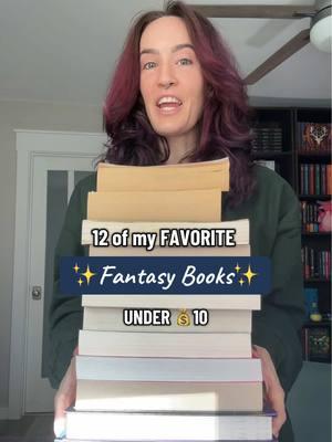 #Inverted just in case you didn’t get everything you wanted under the tree this year, here are 12 of my fav fantasy and romantasy books that are all 💰10💰 or LESS at @ThriftBooks… so go stuff your OWN stocking!  #bookrecs #bookworm #bookhaul #bookrecommendations #fantasybooks #thriftbooks 