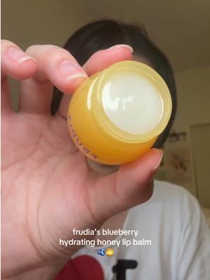 this lip balm smells so so good 😌 @frudia.official #StopPickingAtYourLips #Kbeauty #MoisturizeYourLips #howtoexfoliateyourlips #lipcare #lipcareroutines #fordrylips #wintertips #FRUDIA