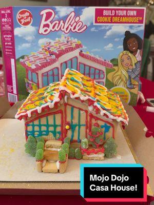 Finished my Mojo Dojo Casa House! @barbie @Barbie Movie Our options were limited on Christmas Eve but atleast @H-E-B was open! @Betsy Lowery #Barbie #mojodojocasahouse #gingerbread #gingerbreadhouse #christmas #christmaseve #christmasday #feliznavidad #nochebuena #loslowerys #loslowerysdochristmas 