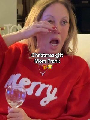 I am still laughing so hard I’m crying 😂😭 #christmasgiftprank #prank #giftexchangeprank #prankonmom #christmasprank #funnypranks #TikTokTrends #pranktrends #pranks #tiktokpranks #tiktokprank #trending 