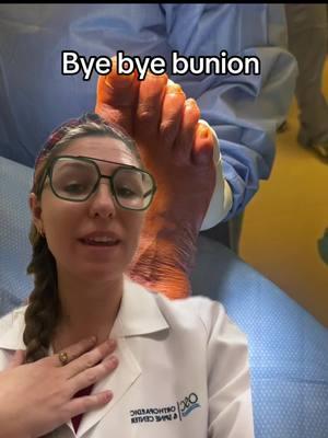 My favorite type of bunion surgery is minimally invasive ✨#greenscreen @Arthrex #minimallyinvasivesurgery #bunionsurgery 