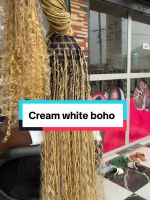 Creamwhite boho braids #mkbraids #viral #trending #fyp #makeitviral #viralvideo #fyppppppppppppppppppppppppppppppppppp #bohobraids #fyppppppppppppppppppppppp #knotlessboxbraids 