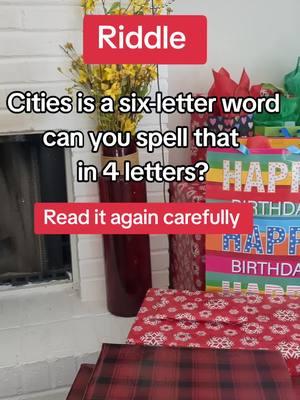 Do you know? #Christmas2024 #digitalnomad #withhisword #foryoupage #fyp #what #brainteaser #Brainteaser #wtf #riddler #riddles #riddletime #riddlechallenge #riddle 