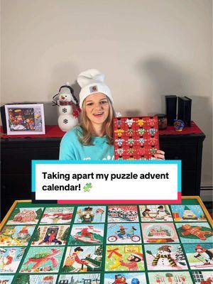 Special thanks to @Boardwalk Puzzles for gifting me this advent calendar!! 🥰💕 #puzzletok #adventcalendar #fyp #jigsawpuzzle 