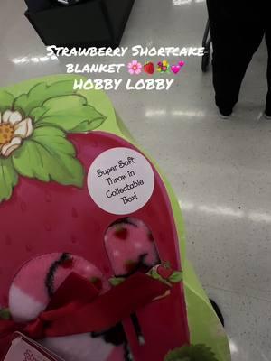 Literally love it sm ❤️  #fypシ゚viral #strawberryshortcake #blanketlife #strawverryshortcake #blanket #hobbylobby #fypシ゚viral #viraltiktok 