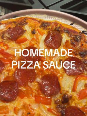 So easy & way better than jarred 🍕 #pizzasauce #homemade #sauce #italian #Recipe #homemadepizza #pizza #cookwithme 