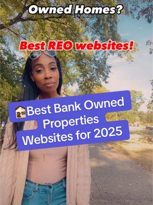 🎥 Looking for your next real estate deal? 🏠✨ In this reel, I’m sharing my go-to websites for finding REOs (bank-owned properties) that are perfect for first-time investors or seasoned pros. 💻 Sites Mentioned: 1️⃣ HomePath.com 2️⃣ HomeSteps.com 3️⃣ VRMProperties.com 4️⃣ Equator.com 💡 These platforms are packed with opportunities—start exploring today! 🚀 Don’t miss out! My FREE Masterclass this Sunday will cover how to find, evaluate, and buy REOs like a pro.  #RealEstateTrends #realestate #foreclosure #foreclosureauction #foreclosureproperty #memphis #realestateinvesting #2025future #fypシ゚viral #realestateinvestingtips #realestateinvesting101 #bankownedproperty #auctioneer #realtoroftiktok #realtorlife 