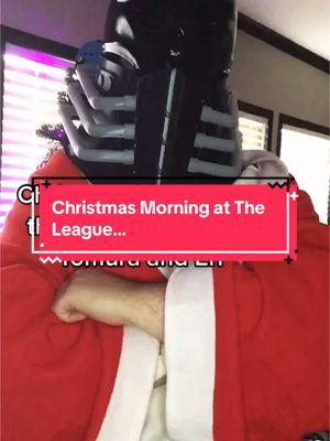 It’s a fun and sometimes crazy time Christmas mornings at the league. #leagueofvillains#erimha#tomurashigaraki#jedi#sith#starwars#christmas#christmasmorning#starwars#allforone#dadforone  