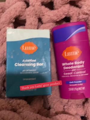 Thank you @Lume Deodorant  great products—- #lumecube #deodorant #underarmcare #body #wash #bodycleanse #fyp 