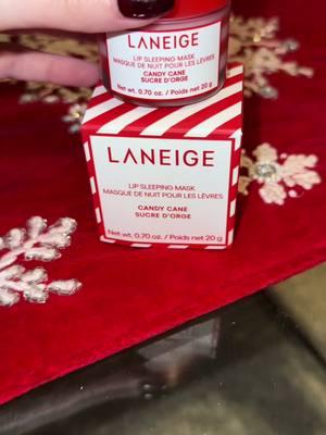 Laneige lip, sleeping mask in the scent candy cane🎄🍭 click on the cart to see which ones are left ##beautyhack##beauty##lip##lipsleepingmask##laneige##holidaycountdown##merrychristmas##newyear##sale##holidaysale