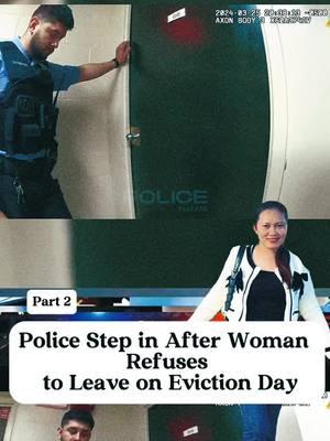 Police were forced to remove a tenant who refused to leave on eviction day. Part 2 	•	#RealEstateTips# 	•	#RentersRights 	•	#PropertyManagement 	•	#LandlordLife 	•	#RealEstateInvesting 	•	#AffordableHousing 	•	#FirstTimeHomeBuyer 	•	#RealEstateMarket 	•	#HousingSolutions 	#EvictionHelp 	•	#EvictionNotice 	•	#LandlordTips 	•	#TenantRights 	•	#EvictionProcess 	•	#RentRelief 	•	#HousingJustice 	•	#EvictionCrisis 	•	#PropertyManagementTips 	•	#KnowYourRights