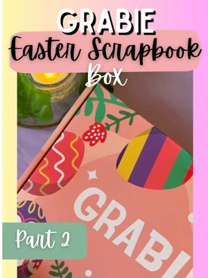 This Easter Scrapbook Box from @grabieofficial is beyond whimsical! 🍃🌷🐇  • • • #scrapbooking #satisfying #easter #springiscoming #cuteanimals #easterbunny #springessentials #stickers #scrapbooksupplies #giftideas #fyp #fypシ 