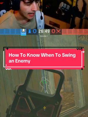 How To Know When To Swing An Enemy in Rainbow Six Siege #r6 #royalpenguinxx #r6tips #r6siege #rainbow6 