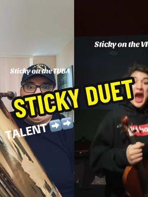 #duet with @The Violin girl #tylerthecreator #sticky #CHROMATICA #violin #tuba #violincover #musicduet #cover #viraltiktok #band #orchestra #downthepit #music #fyp #foryoupage 