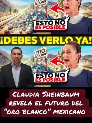 Litio #noticias #litio #ultimahora #ultimomomento #ultimominuto #mexico #estadosunidos #amlo #claudiasheimbaum 