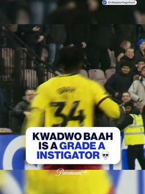 Watford’s Kwadwo Baah really hit the ‘Take the L’ Fortnite dance and got sent off 💀#efl #watford #championship #Soccer #football 