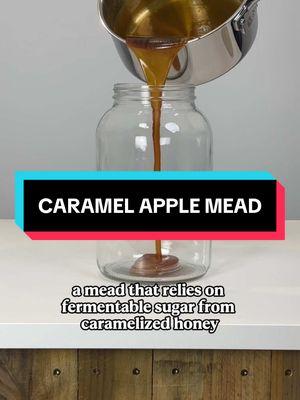 Using caramilized honey in a mead  #mead #meadmaking #honey #homebrew 