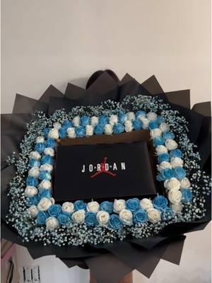 Jordan rose bouquet  #shoebouquet #menbouquet #menflowers #menshoebouquet 