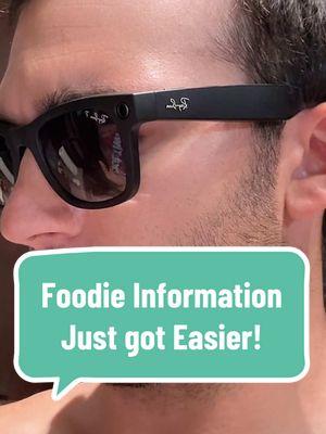 Everyday Foodie Life and daily life just got a whole lot easier! @raybanmeta would you try it? #add #Foodie #foodvlog #foodietiktok #chopelasreviews #raybanmeta 