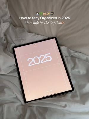 We talked about getting organized for 2025, now lets talk about how to stay organized🤍: 1. Categorize Your To Do List  This way you’re not looking at one giant list and getting overwhelmed. You can categorized them by priority (high, medium, low) or by responsibility (work, home, kids, personal, etc.) But keep it simple and don’t split your attention in too many directions in one day! 2. Color Code Your Lists & Events  This way you have a visual distinction of your events and tasks to help the feeling of being overwhelmed and stressed. 3. Have A Decluttering Schedule In order to stay organized after a big declutter/cleaning is to keep up with it throughout the year. Whether it’s doing a digital declutter every 3 months, a closet clean out every season, or a fridge clean out every week. 4. Create a Filing System Whether it’s a paper or digital system - your paperwork, planners, notebooks, notes, etc should be organized so there isn’t any confusion and things don’t get lost. 5. Prioritize Your Tasks A reason why we may feel unorganized is because we don’t know how or what to prioritize. You can prioritize your tasks by basing them off of urgency, deadlines, and importance. #howtogetorganized #howtostayorganized #organize #organization #2025planner #2025prep #colorcode #howtogetorganizedfor2025 #filingsystem #todolist #planners #ipadpro #digitalplanner #ipadplanner #digitalplanning #ipadpro #Lifestyle 