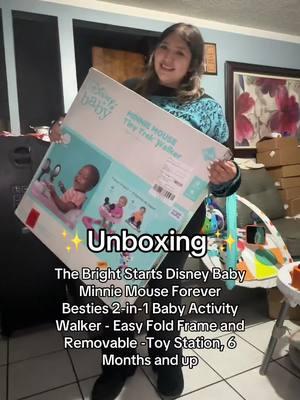 On Amazon 🥰👶🏼 #foryourpage #amazonfinds #amazonthings #MomsofTikTok #momfindsforkids #babywalkingassistance #unboxingvideo #minimouse #parents #christmaspresents 