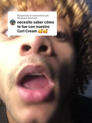 Respuesta a @Neyeska Guzmán   Como me fue con la Curl Cream  #rulos #curly #rizado #afro #rolda #cabellorizado 