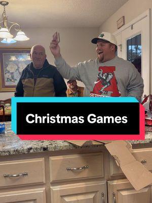 The competitiveness skyrockets when $100 is on the line 😂 #fyp #foryou #foryoupage #christmastime #merrychristmas #happyholidays #southernchristmas #christmasinthesouth #familychristmas #christmasgameswithfamily 