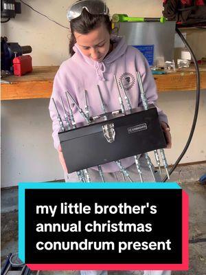 my favorite thing every christmas is making my little brother's life a bit of a pain by giving him his present in an unconventional way 🤣  (i also made a mistake not making this harder- can you guess what it was?😭)  #gaggift #jokegift @PB 