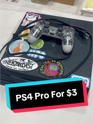 PS4 Pro for $3 at Flea Market #stixxpicks #fyp #fypシ #foryou #foryoupage #foryourpage #reseller #playstation #ps4 #ps5 #fy #fypシ゚viral 