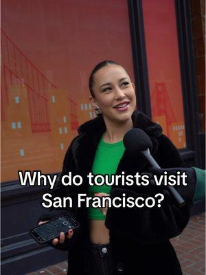 Asking tourists why they visited San Francisco #sanfrancisco #tourist #traveltips 