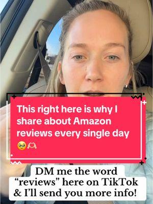 DM me the word “reviews” and I’ll send you more info!  #amazonreviews #amazoninfluencerprogram #amazonproducts #sidehustleideas #sidehustleideasforbeginners 