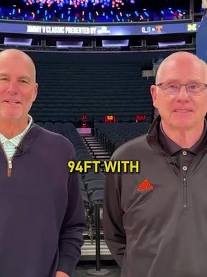 Went 94 Feet with Jim Larranaga #cbb #collegebasketball #miamibasketball #universityofmiami 