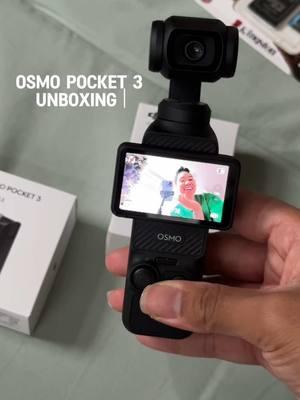 I am SO EXCITED 🙌🏼 I’ve been a huge fan of the osmo pockets ever since they first came out!  To see all of the improvements made to the pocket 3 is amazing 🤩  YouTube here we come!! #osmopocket3 #djiosmopocket3 #bestvloggingcamera #vlogging #sahmlife #momcontentcreator 