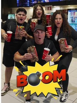 AD - Can YOUR Unexpected Combo Bring The BOOM⁉️ If You Turn Your AMC Theatre Flavor Maker Combo Into An Unexpected Combo, Be Sure To Tag Us‼️ Parents, The $7 Flavor Maker Combo Includes A Small Popcorn and Small Drink With Unlimited Refills And Is Available For Teens Now‼️ BOOM! 💥 @AMC Theatres @Coca-Cola @Coca-Cola Freestyle #AMCTheatres #CocaCola #FlavorMaker #UnexpectedCombos #family