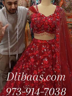 Big flare bottom heavy mirror and pearl work embroiderey red color party wear designer lehenga choli set  #dlibaas #designerlehenga #lehenga #lehengacholi #heavylehenga #lehengaset 