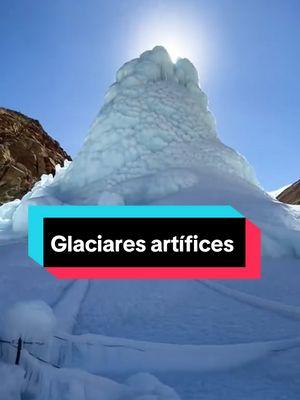 Estos glaciares artificiales están eliminando las sequías #ice #stupa #glaciares #himalaya #waterice #maipo