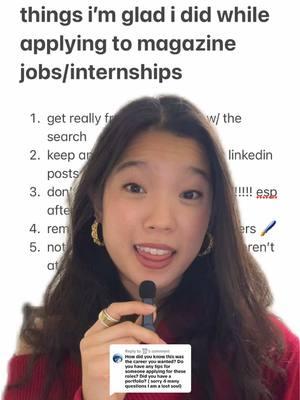 Replying to @🗑️ what i wish i knew when i was searching for media jobs and internships in college! i’d say these apply for comm/journalism/magazines/PR/fashion but take that with a grain of salt #magazineeditor #fashionintern #internships #interviewtips #fashionmajor #greenscreen 