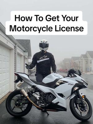 How To Get Your Motorcycle License #ninja400 #motorcycle #sportbike #bike #biketok #beginner #fyp 